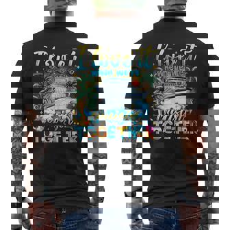 Cruise Squad 2025 Summer Vacation Matching Family Group Men's T-shirt Back Print - Monsterry
