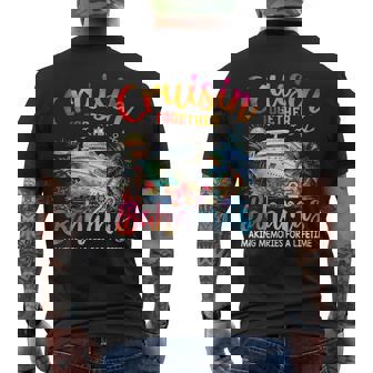 Cruisin Together Bahamas 2025 Family Cruise Vacation Men's T-shirt Back Print - Thegiftio