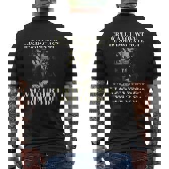 Cry All You Want He's Doing Exactly What I Him To Doに雇われたこと メンズTシャツ バックプリント - Kawaiitshirt