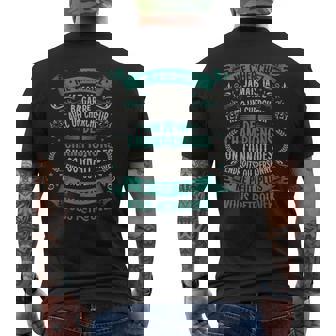 Cueilleur Chasseur De Champignon Humour T-shirt imprimé au dos - Cadeauxyz