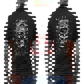 Cult Cult Of The Lamb かわいいゲーマー カルト・オブ・ザ・ラム メンズTシャツ バックプリント - Kawaiitshirt