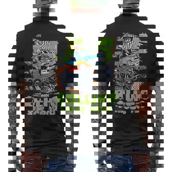 Cumpleaños De Dinosaurio Monster Truck Para Niño De 5 Años Camiseta Hombre Estampado Espalda - Regaloses