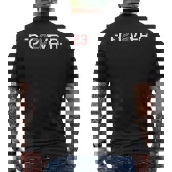 Cute Fo23ver Trendy Number Baseball Team Sport Forever 23 Men's T-shirt Back Print - Thegiftio