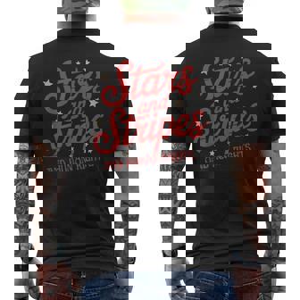 Cute Stars And Stripes And Human Rights 4Th Of July Men's T-shirt Back Print - Thegiftio UK
