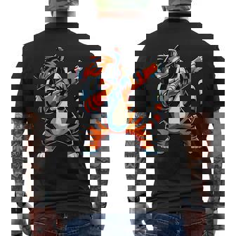 Dabbing Tiger With Sunglasses Tiger Animal Men's T-shirt Back Print - Thegiftio UK
