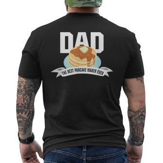 Dad Best Pancake Maker Ever Father's Day Men's T-shirt Back Print - Thegiftio UK