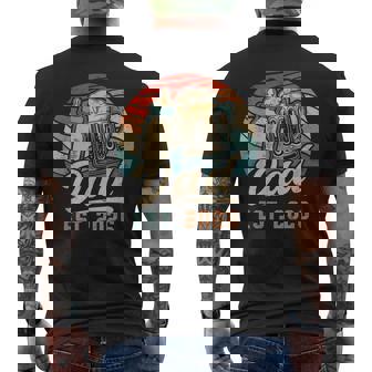 Dad Est 2026 年のパパ 初めての父の日 若いパパ 新しいパパ メンズTシャツ バックプリント - Kawaiitshirt