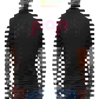 Dad Grandpa Poppop Pop Phillys Men's T-shirt Back Print | Mazezy