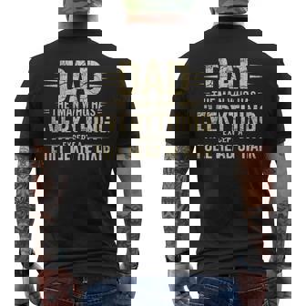 Dad The Man Who Has Everything Except A Full Head Of Hair Men's T-shirt Back Print | Mazezy