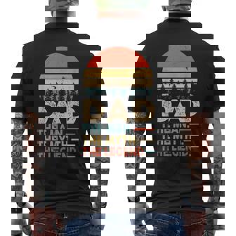 Dad The Man The Myth The Legend Father's Day Mens Men's T-shirt Back Print - Thegiftio UK