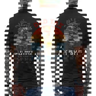 Dad Tax If Im Buying Im Trying Dad 4Th Of July Men Men's T-shirt Back Print - Monsterry