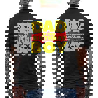 Dad Of The Toy Birthday Boy Story Theme B-Day Men's T-shirt Back Print - Monsterry