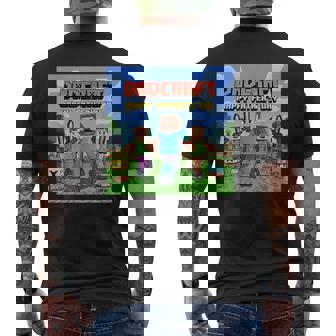 Dadcraft Happy Father's Day Men's T-shirt Back Print - Thegiftio UK