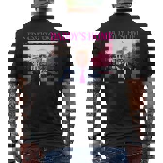 Daddy's Home President Donald Trump Pink Trumpelfie メンズTシャツ バックプリント - Kawaiitshirt