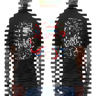 Damen Thailand Ich Liebe Bangkok Mit-Ausschnitt T-Shirt mit Rückendruck - Geschenkecke
