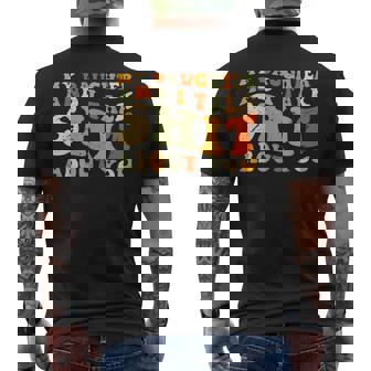 My Daughter Andi Talk Shit About You Matching Men's T-shirt Back Print - Thegiftio