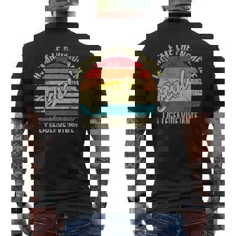 David Cadeau Personnalisé Humour Homme La Légendeivante T-shirt imprimé au dos - Cadeauxyz