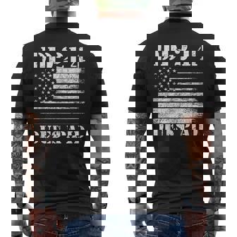 Dd 214 Alumni Dd-214 Dues Paid Us Military Veteran Men's T-shirt Back Print - Thegiftio