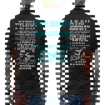 De Concientizaciónobre El Cáncer De Próstata Para Un Guerrero Contra El Cáncer De Pró Camiseta Hombre Estampado Espalda - Regaloses