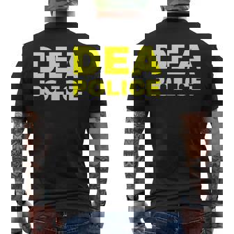 Dea Police Drug Enforcement Administration フロントとバック メンズTシャツ バックプリント - Kawaiitshirt