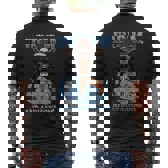 Denim And Diamonds African Melanin Cowgirls Western Men's T-shirt Back Print - Thegiftio