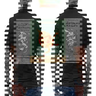 Denslows ハンプティダンプティ 童謡 ヴィンテージブックトレジャー メンズTシャツ バックプリント - Kawaiitshirt