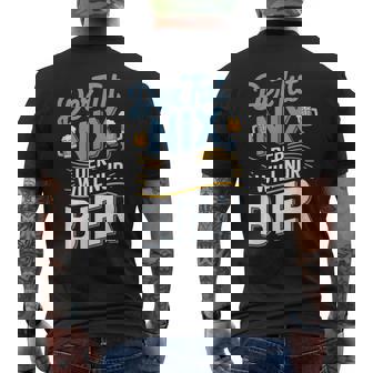 Der Tut Nix Der Will Nur Bier Bier Alkoholauf T-Shirt mit Rückendruck - Geschenkecke