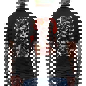 Dia De Los Muertos La Catrina T-shirt imprimé au dos - Cadeauxyz