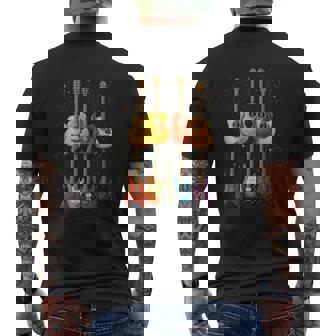 Musical Coloré Pour Guitares Électriques Et Acoustiques T-shirt imprimé au dos - Cadeauxyz