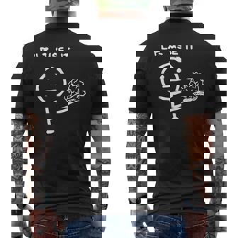Dicho Divertido Por Favor Úsalo Usa Tu Cerebro Camiseta Hombre Estampado Espalda - Regaloses