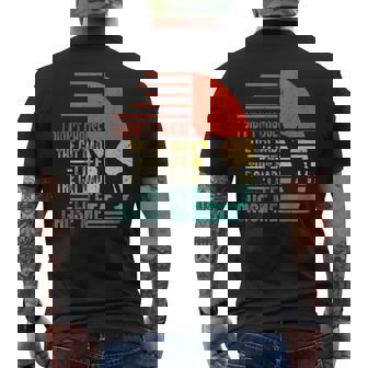 I Didn't Choose The Cat Dad Life Retro Father's Day Men's T-shirt Back Print - Thegiftio