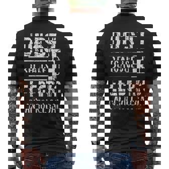 Diesel Because Electric Can't Roll Coal Truck メンズTシャツ バックプリント - Kawaiitshirt