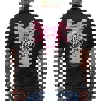Diet Dr Pep Pink Bow Coquette Cute Girly Aesthetic Men's T-shirt Back Print - Monsterry