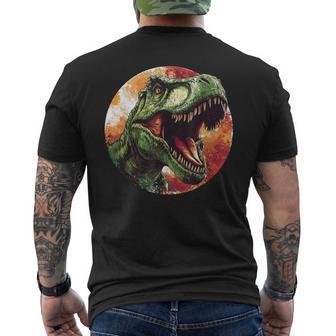 Dinosaur Dino Trex Graphic Men's T-shirt Back Print - Thegiftio UK