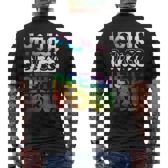 Your Disco Need You Kylie Nombre Personalizado I Love Kylie Camiseta Hombre Estampado Espalda - Regaloses