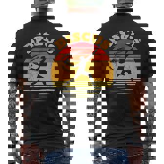 Discus ヴィンテージサンセット メンズTシャツ バックプリント - Kawaiitshirt