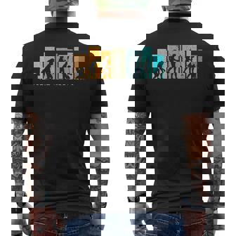 Divertente Gatto Amante Del Proprietario Felino Animale Domestico Gatto Evoluzione T-shirt da uomo con stampa posteriore - Novitaregali