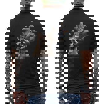 Divertida Con Foto De Mapache De Mapache Mapache Divertido Camiseta Hombre Estampado Espalda - Regaloses