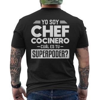 Divertida Idea De Regalo De Cocina Para Un Cocinero Chef Camiseta Hombre Estampado Espalda - Regaloses
