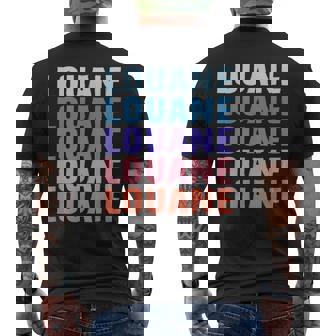 Divertido Regalo Nombre Louane Personalizado Primer Nombre Camiseta Hombre Estampado Espalda - Regaloses