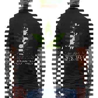 Dog And Weed ファニーマリファナtシャツ メンズTシャツ バックプリント - Kawaiitshirt