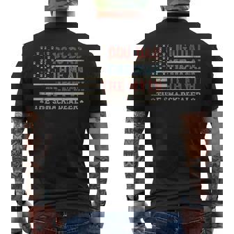 Dog Dad The Man The Myth The Snack Dealer Father's Day Men's T-shirt Back Print | Mazezy