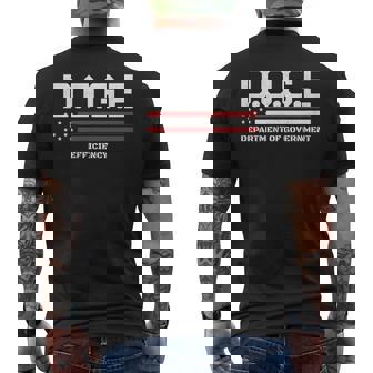 Doge DOGE 政府効率省 メンズTシャツ バックプリント - Kawaiitshirt