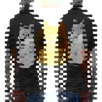 Dogecoin Just Doge メンズTシャツ バックプリント - Kawaiitshirt