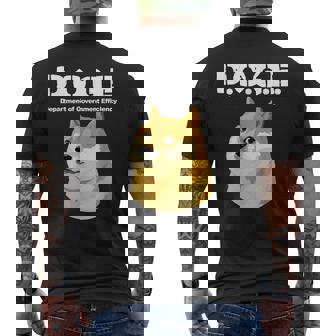 Doge政府効率省 メンズTシャツ バックプリント - Kawaiitshirt