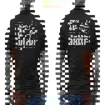 The Dogfather Fathers Day Dog Dad Dog Lover Men's T-shirt Back Print - Monsterry