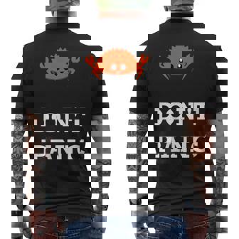 Don't Panic Rustacean Ferris The Crab Rustプログラミング メンズTシャツ バックプリント - Kawaiitshirt