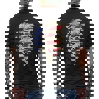 Donald Trump Portrait Men's T-shirt Back Print - Monsterry