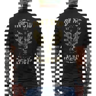 Don’T Stop Believing 80S 90S Classic Rock Graphic Men's T-shirt Back Print - Monsterry