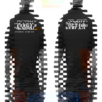 Dont Touch My Caterpillar Cat Machinist Driver Fan ショベルター メンズTシャツ バックプリント - Kawaiitshirt